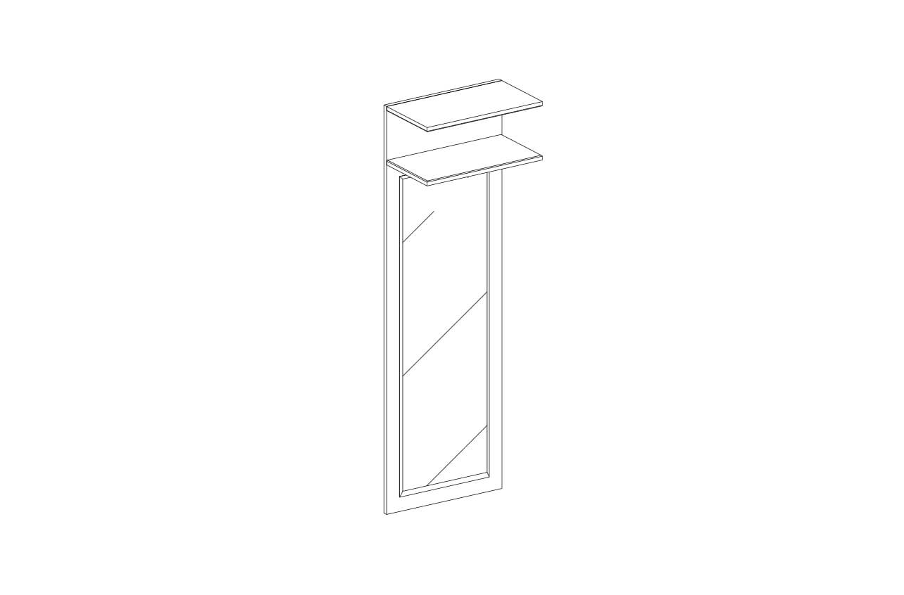 картинка Зеркало 1N от магазина Ясень